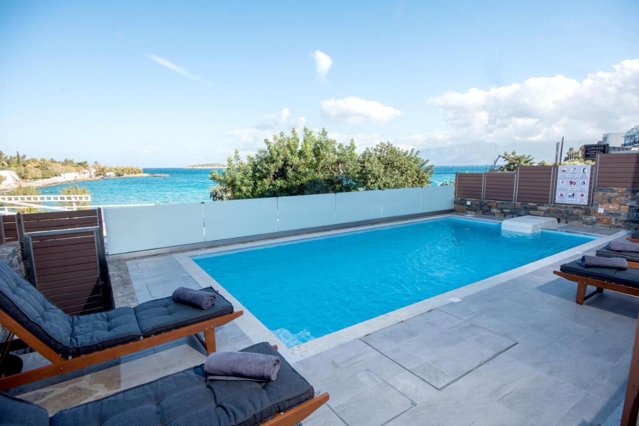 Ammos Lux Apartments Crete Agios Nikolaos Exteriör bild