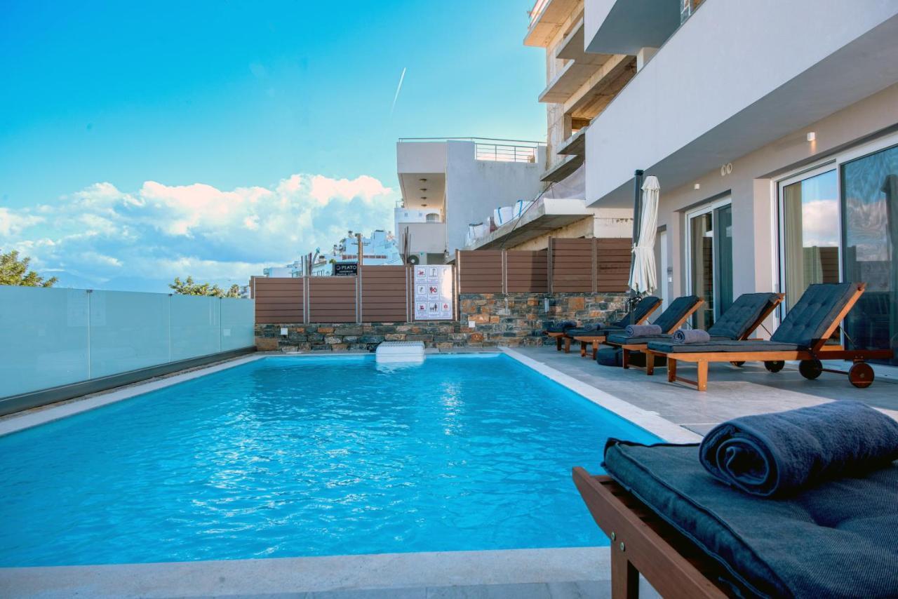 Ammos Lux Apartments Crete Agios Nikolaos Exteriör bild
