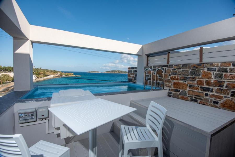 Ammos Lux Apartments Crete Agios Nikolaos Exteriör bild