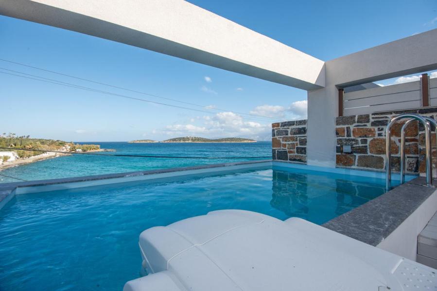 Ammos Lux Apartments Crete Agios Nikolaos Exteriör bild
